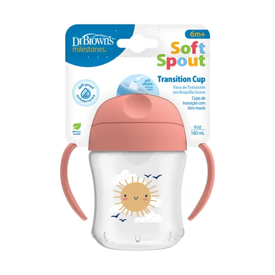 Dr. Brown's Trinkbecher - Rosa - 180 ml