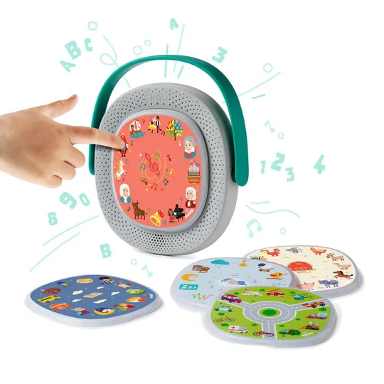 Elodie Details Timio Audio-Player – Starter-Set mit 5 CDs