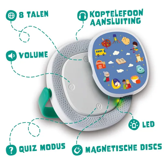 Elodie Details Timio Audio-Player – Starter-Set mit 5 CDs
