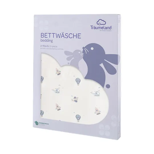 Träumeland Dekbedovertrek - Jersey - 100 x 135 + 40 x 60 cm