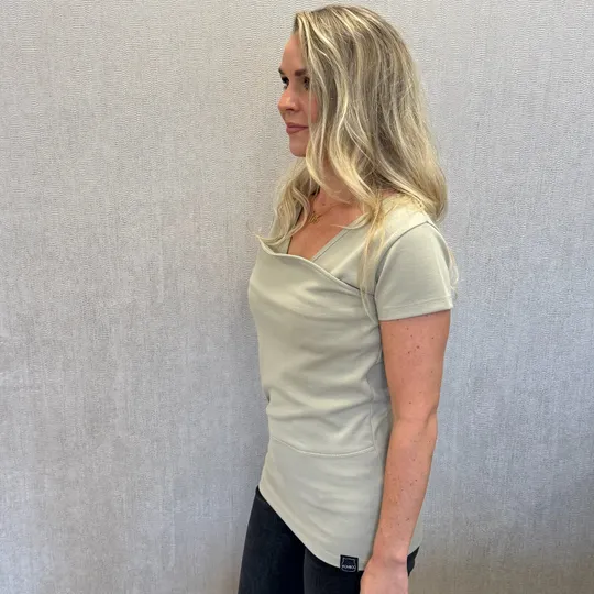 Womboo Buidelshirt Vrouw - Taupe