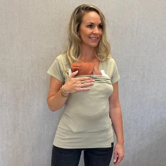 Womboo Buidelshirt Vrouw - Taupe