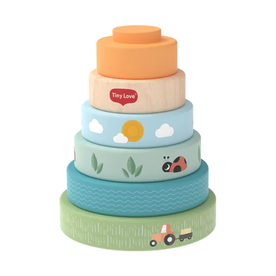 Tiny Love Farmers Funday Stapelturm - Holz