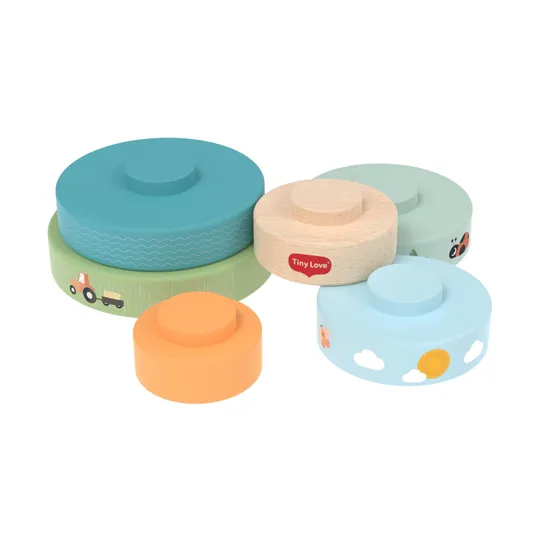 Tiny Love Farmers Funday Stapelturm - Holz