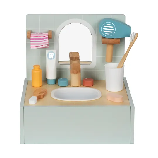 Tooky Toy Badezimmer Spielset Mini - Holz