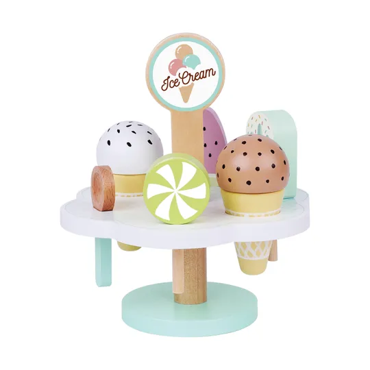Tooky Toy Eiscremespielset - Holz