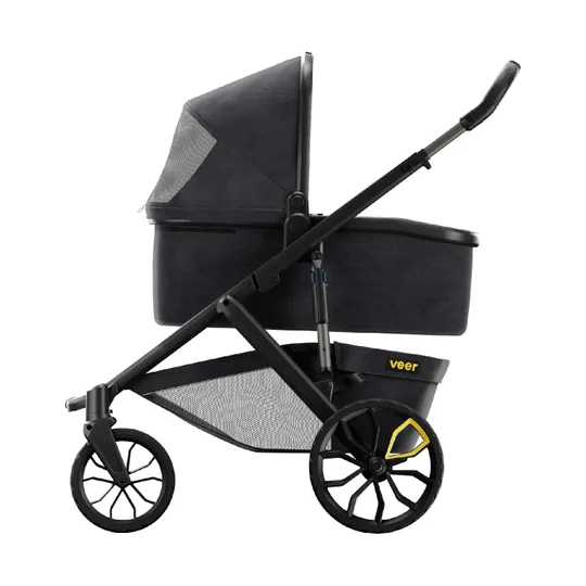 VEER Switchback & Roll Kinderwagen 2-in-1 – Dunkelgrau / Schwarz