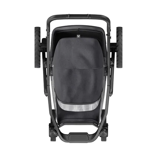 VEER Switchback & Roll Kinderwagen 2-in-1 – Dunkelgrau / Schwarz