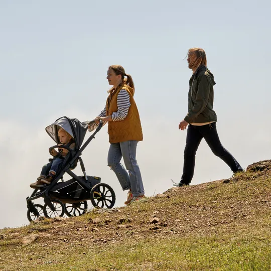 VEER Switchback & Roll Kinderwagen 2-in-1 – Dunkelgrau / Schwarz