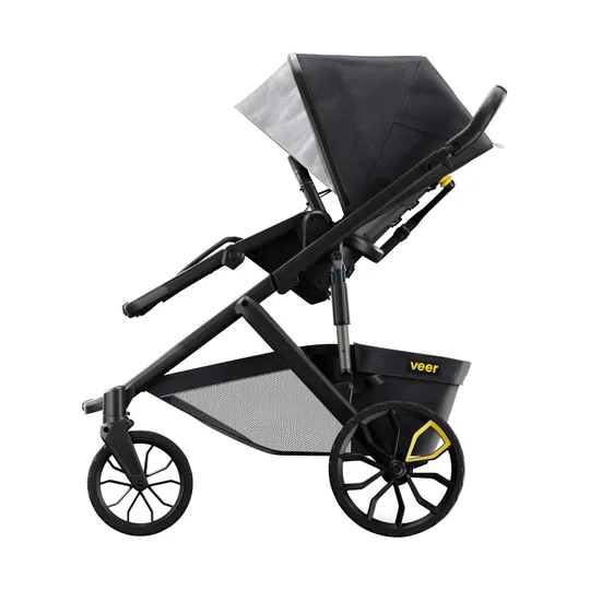 VEER Switchback & Roll Kinderwagen 2-in-1 – Dunkelgrau / Schwarz