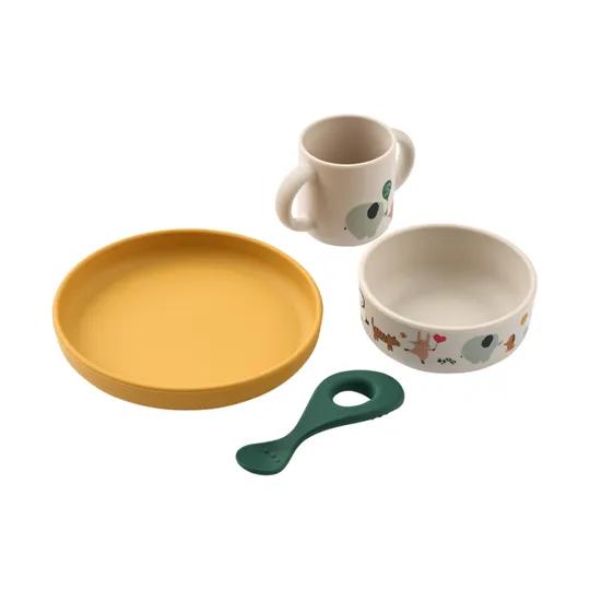 Liewood Kinderservies Set - Vivi - Around The World