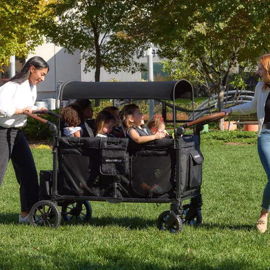 WonderFold W6 Luxe Pro Bollerwagen - Schwarz