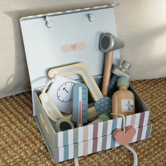 Jabadabado Arzttasche - Silver