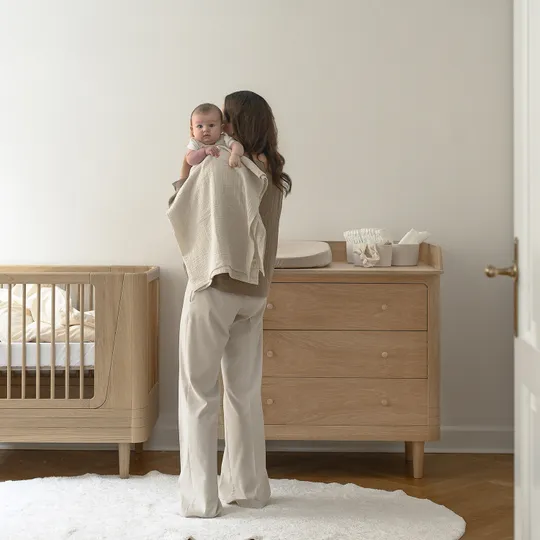 We Are Bitte Baby Bed - Oak - Nature