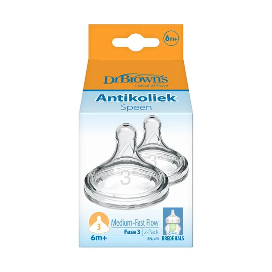 Dr. Brown's Options+ Anti-Kolik Sauger Phase 3
