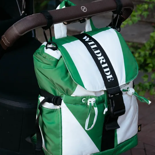 Wildride Mom Rugzak - Green Graphic