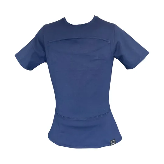 Womboo Buidelshirt - Man - Maat XXL - Donkerblauw