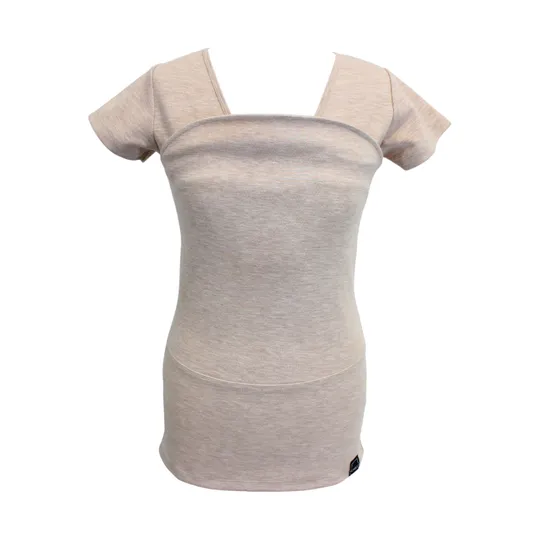 Womboo Beutelshirt Frau Beige
