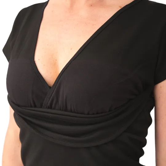 Womboo Beutelshirt Frau Schwarz