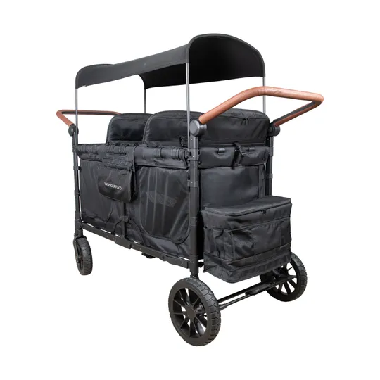WonderFold W6 Luxe Pro Bollerwagen - Schwarz
