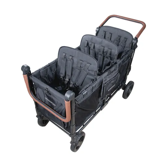 WonderFold W6 Luxe Pro Bolderkar - Zwart