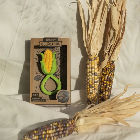 Oli & Carol Rassel-Beißspielzeug - Corn