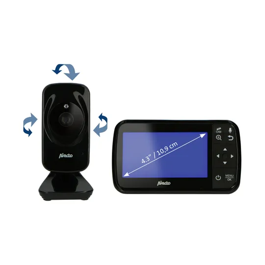 Alecto DVM-149 Babyhone Schwarz