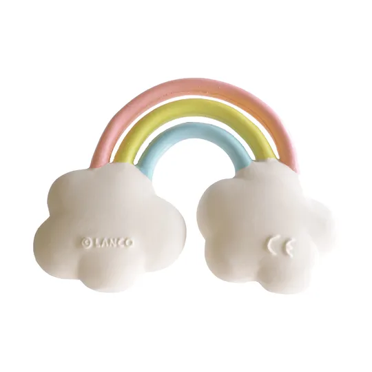 Kleine Giraffe Lanco Regenbogen Beißspielzeug