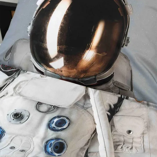 Snurk Bettbezug – Astronaut – Grau