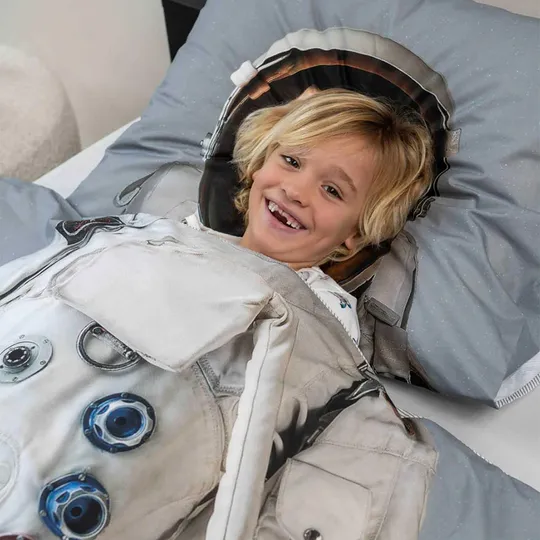 Snurk Bettbezug – Astronaut – Grau