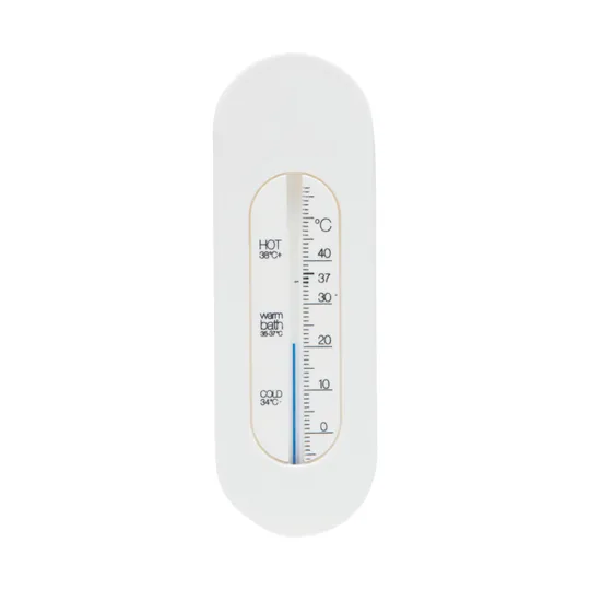 Bébé-Basics Badethermometer, Weiß
