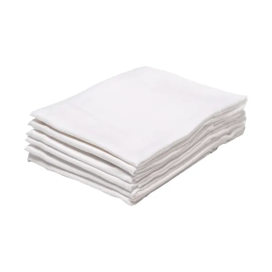 Babypark Hydrofiel Luier 60 x 60 cm - Wit - 6 Stuks