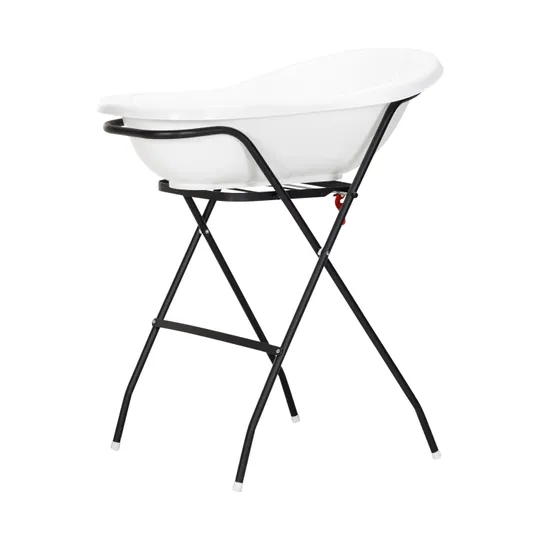 Basicline Basic Badewanne Schwarz Klein + Badewannengestell