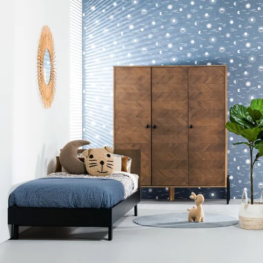 Europe Baby Beau Kinderzimmer Walnuss inkl. Holzgestell