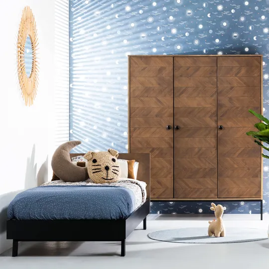 Europe Baby Beau Kinderzimmer Walnuss inkl. Metallgestell
