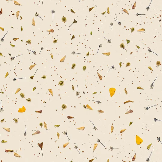 Studio Ditte Floral Konfetti Tapete – Gelb