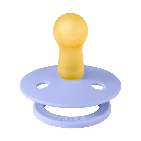 BiBs Colour Fopspeen - Rond - 2 Stuks - 0-6 Mnd - Hush / Grape - 110472