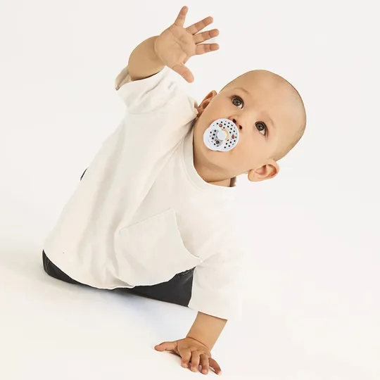 BiBs Studio Polka Fopspeen - Rond - 2 Stuks