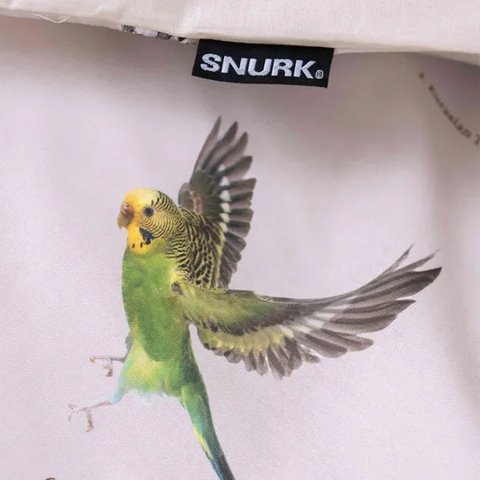 Snurk Dekbedovertrek - Bird Watching - Beige