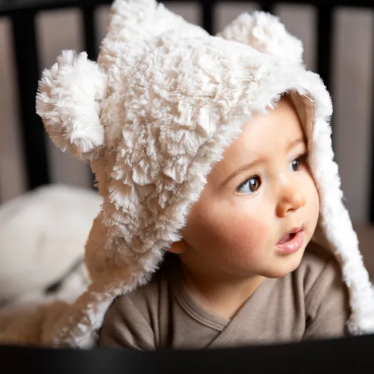 Baby's Only Snow Einschlagdecke mit Ohren