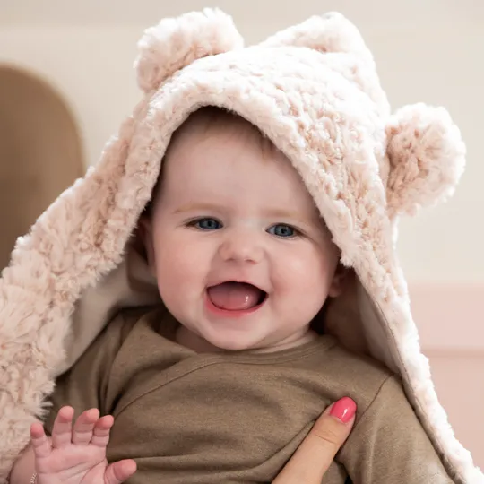 Baby's Only Snow Einschlagdecke mit Ohren