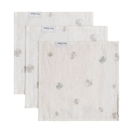 Baby's Only Mundtuch - Tender - 3-pack - 30x30 cm - Clover