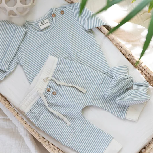 Baby's Only Stripe Mütze - Nordic Blue