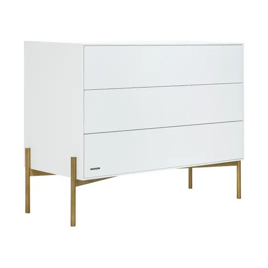 Kidsmill Boutique Kommode Weiß / Brass