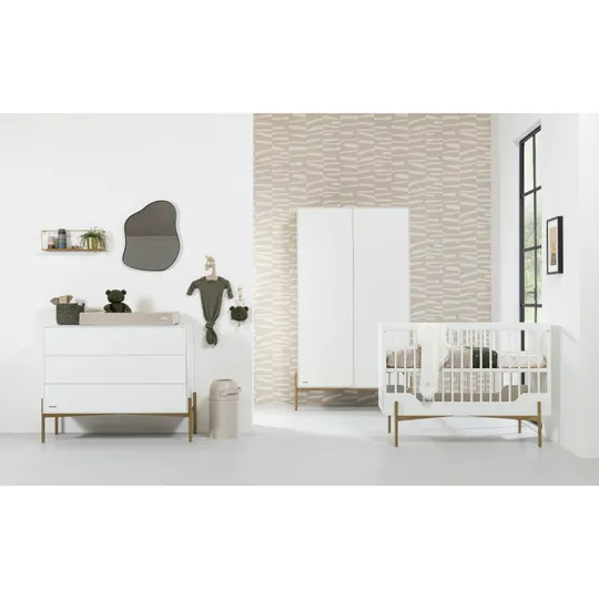 Kidsmill Boutique Babyzimmer Weiß / Brass