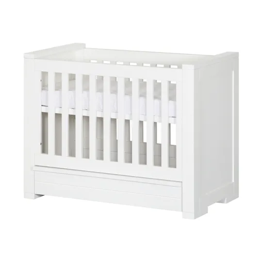 Kidsmill Bretagne Babybett Weiß 60 x 120 cm