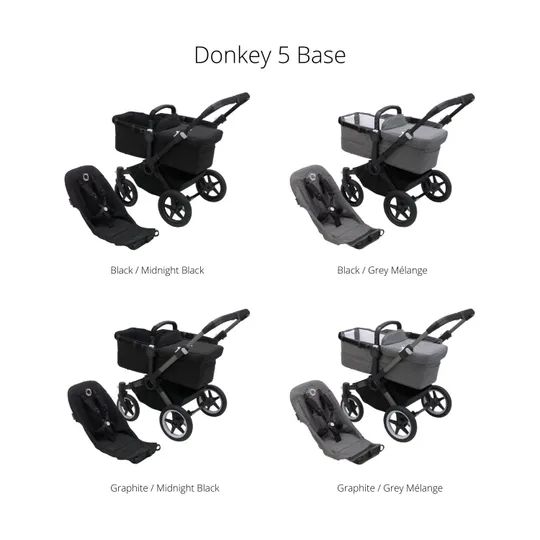 Bugaboo Donkey 5 Twin Kinderwagen 2-in-1 Mix & Match  