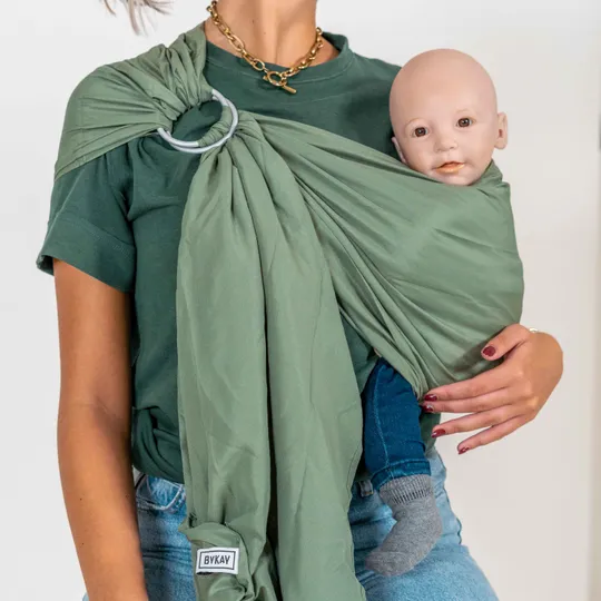 ByKay Traveler Ringsling Tragetuch Travel Green