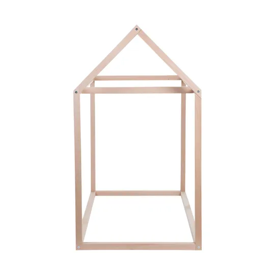 Childhome Haus Bettrahmen Natur 70 x 140 cm
