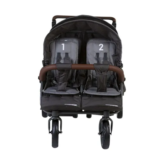 Childhome Sixseater Autobrake Mehrlingswagen Anthrazite